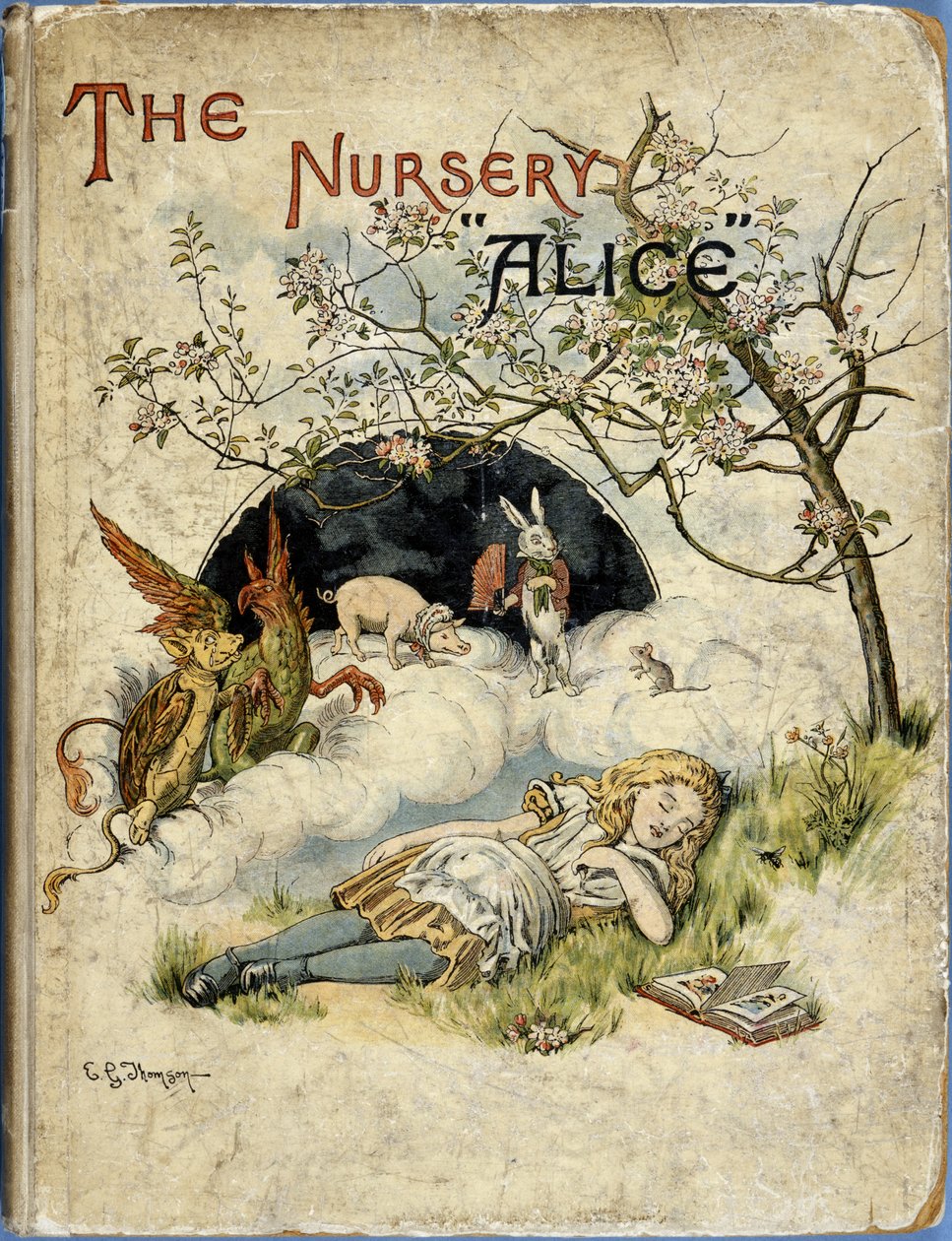 alicia dormida de John Tenniel