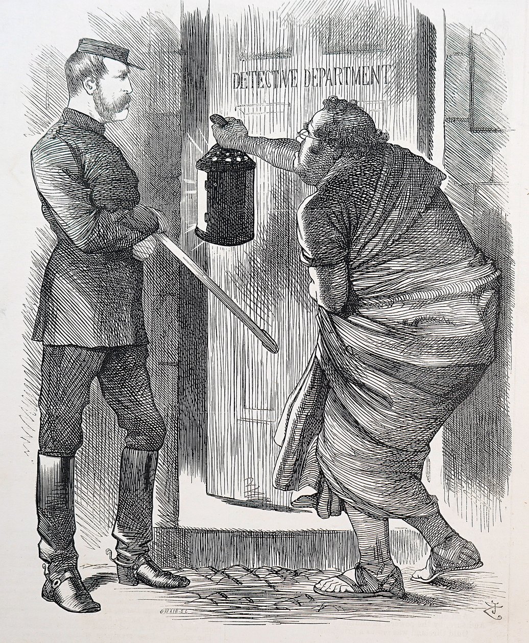 Caricatura de John Tenniel de John Tenniel