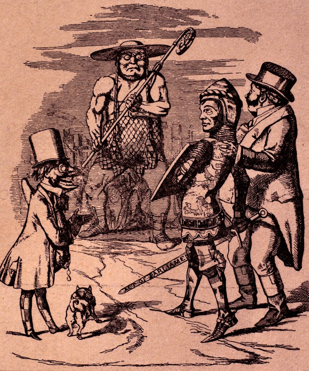 Caricatura de Punch por Sir John Tenniel de John Tenniel