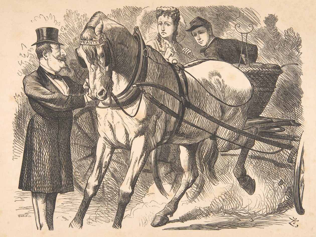 Aliviando el freno Punch, 24 de julio de 1869, 1869 de John Tenniel