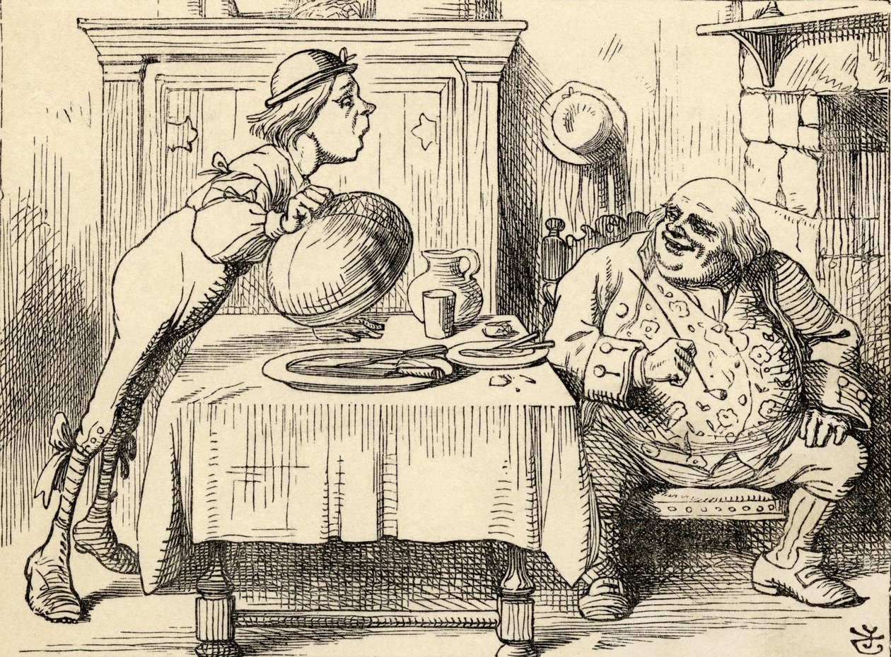 El padre William habiendo comido el ganso, de 