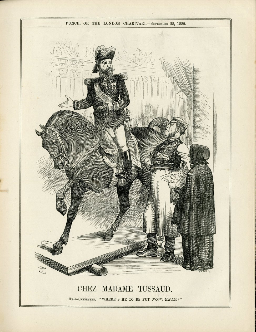 Ilustración de John Tenniel (1820-1914) en Punch de John Tenniel