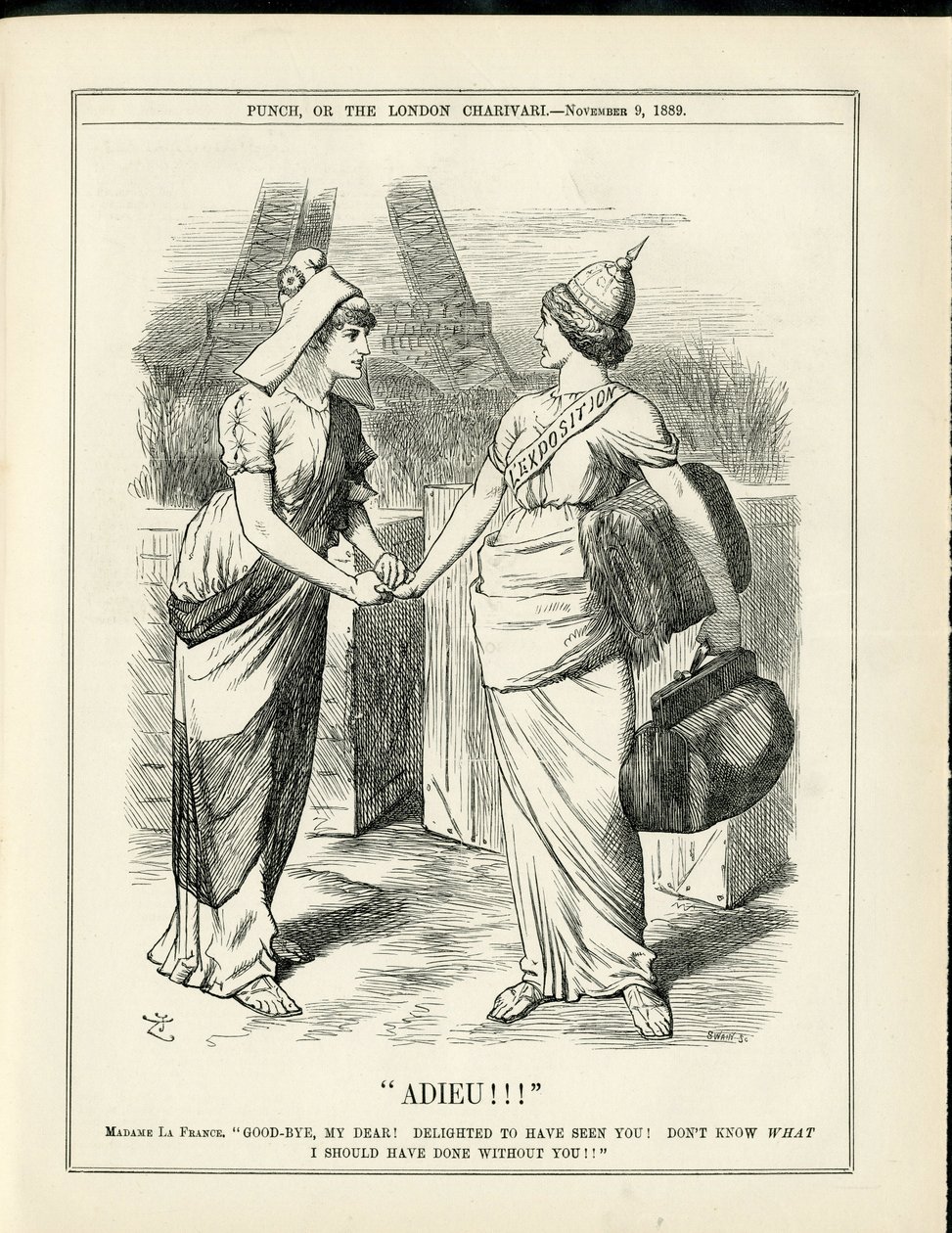 Ilustración de John Tenniel (1820-1914) en Punch de John Tenniel
