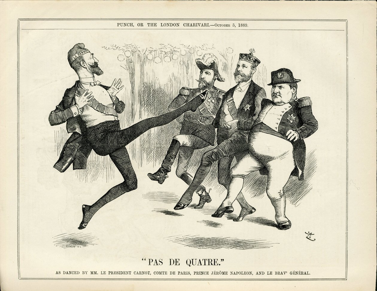 Ilustración de John Tenniel (1820-1914) en Punch de John Tenniel