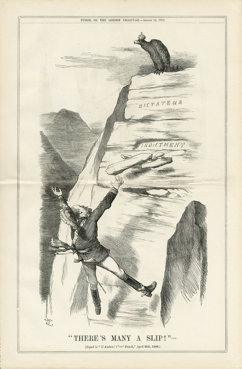 Ilustración de John Tenniel (1820-1914) en Punch de John Tenniel
