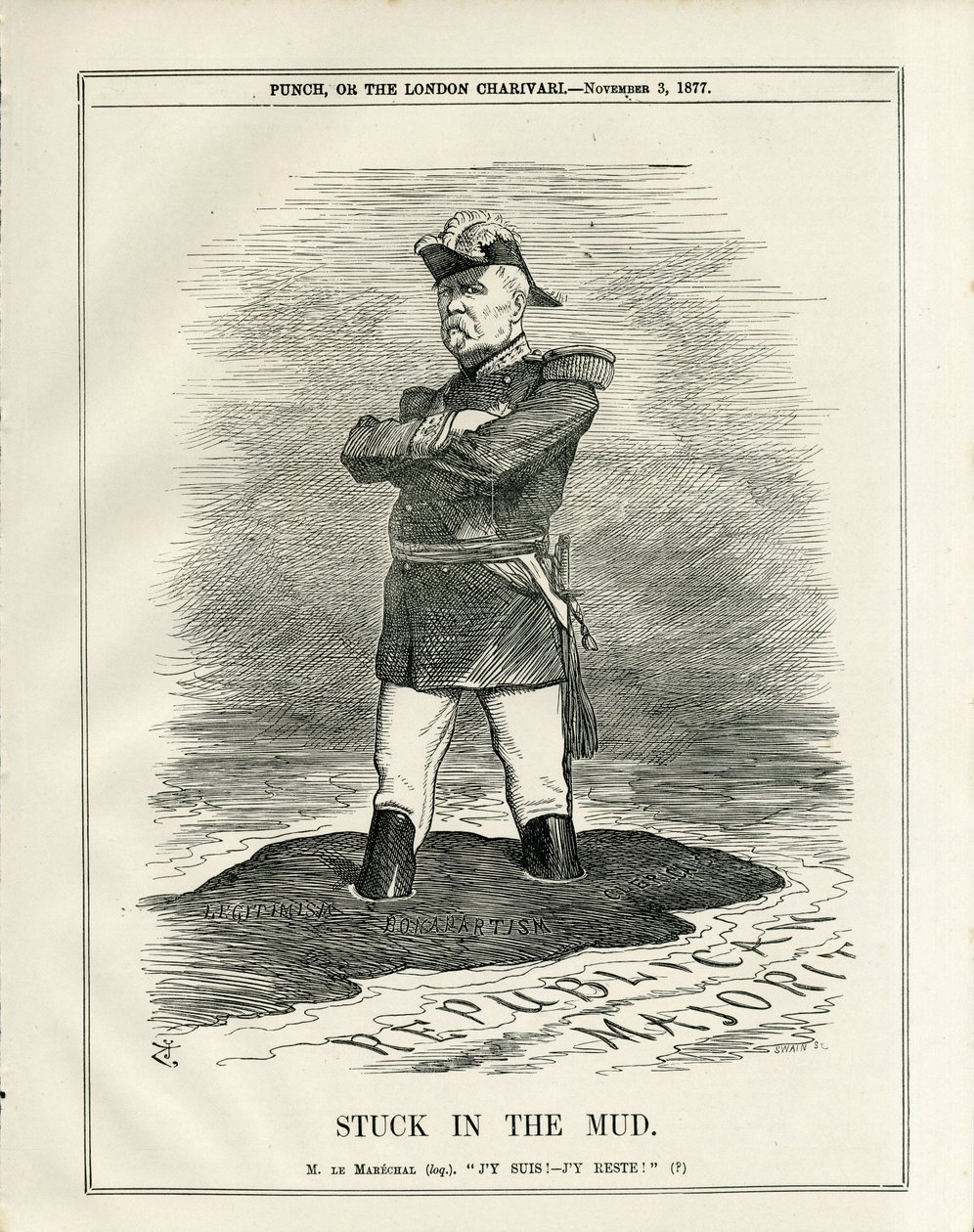 Ilustración de John Tenniel (1820-1914) en Punch de John Tenniel