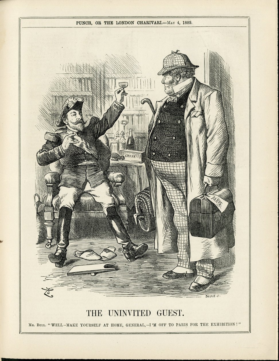 Ilustración de John Tenniel (1820-1914) en Punch de John Tenniel