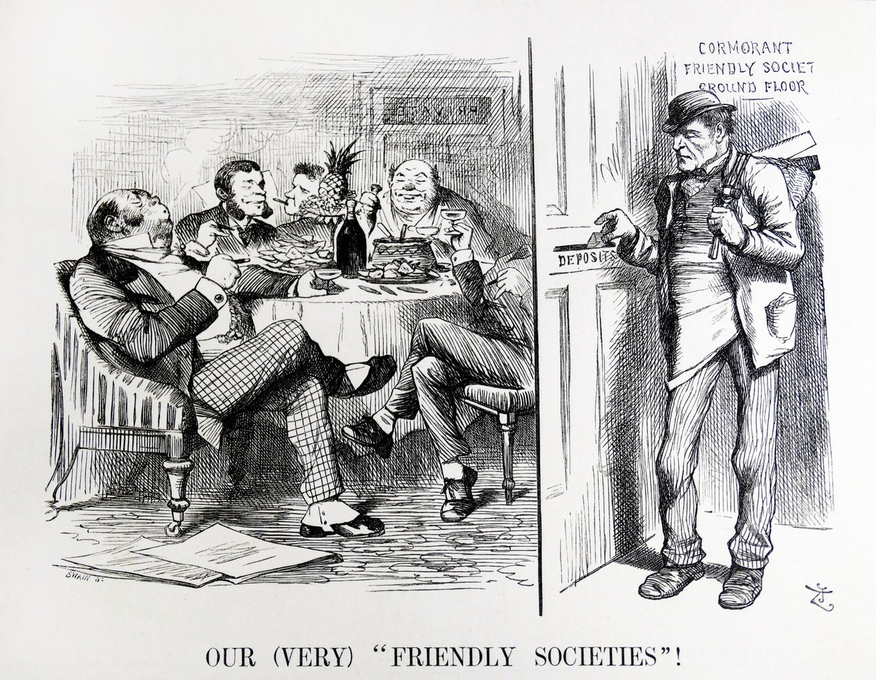 Caricatura de John Tenniel titulada 