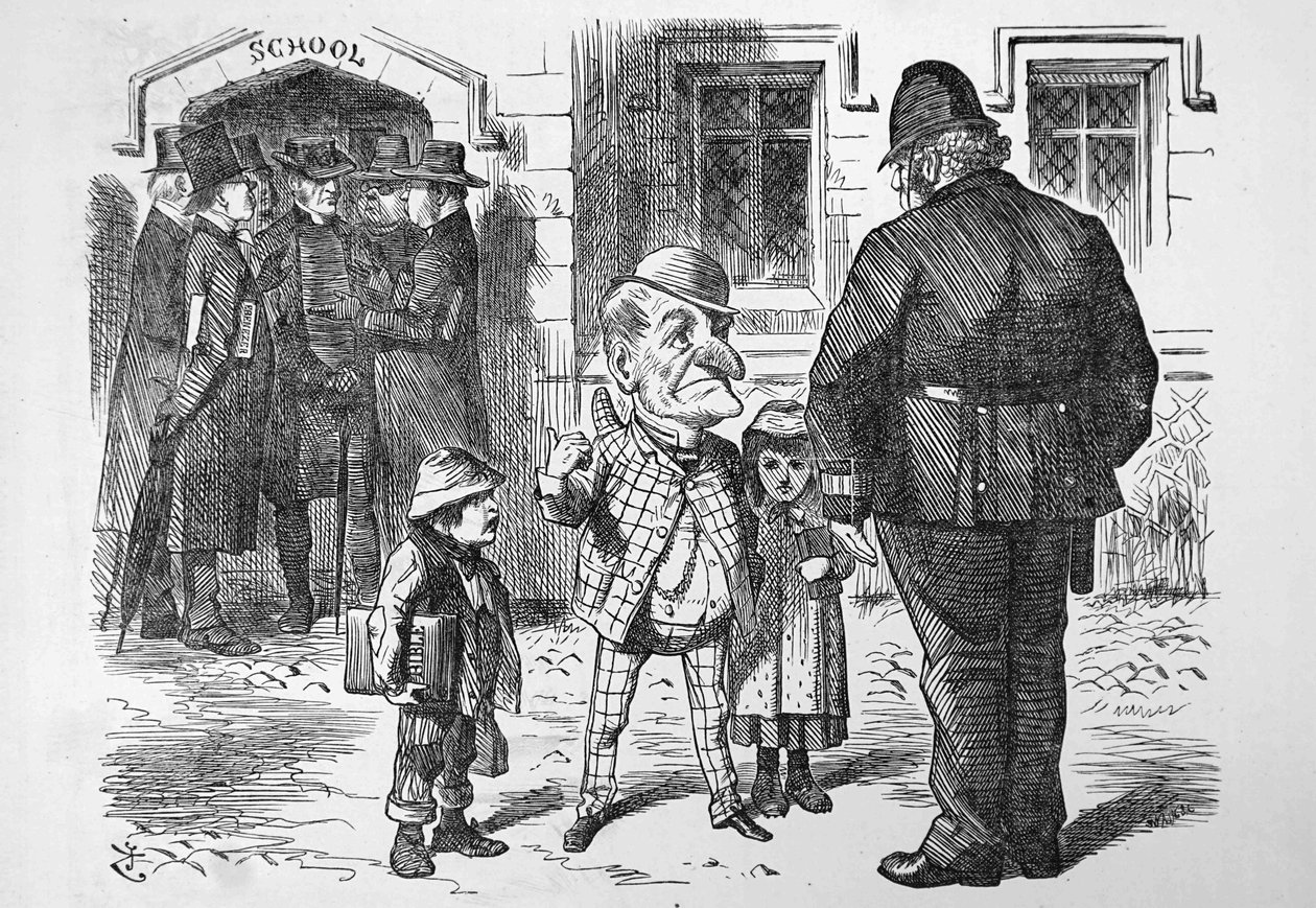 Mr Punch apelando a John Bull de John Tenniel