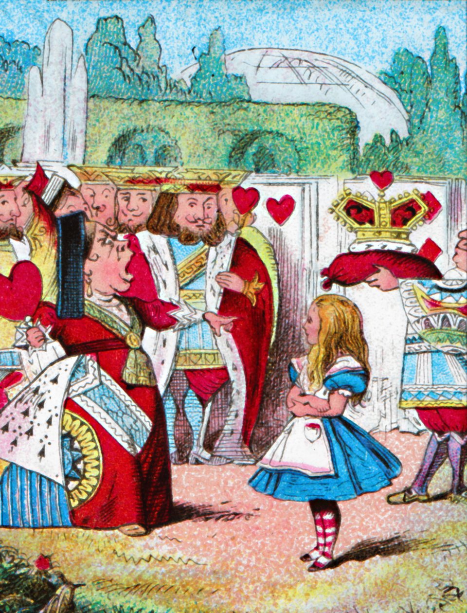 ¡Que le corten la cabeza! Alicia y su Reina Roja, c. 1910 de John Tenniel