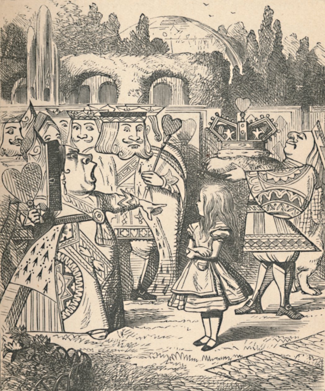 ¡Que le corten la cabeza! Alicia y la Reina Roja, 1889 de John Tenniel