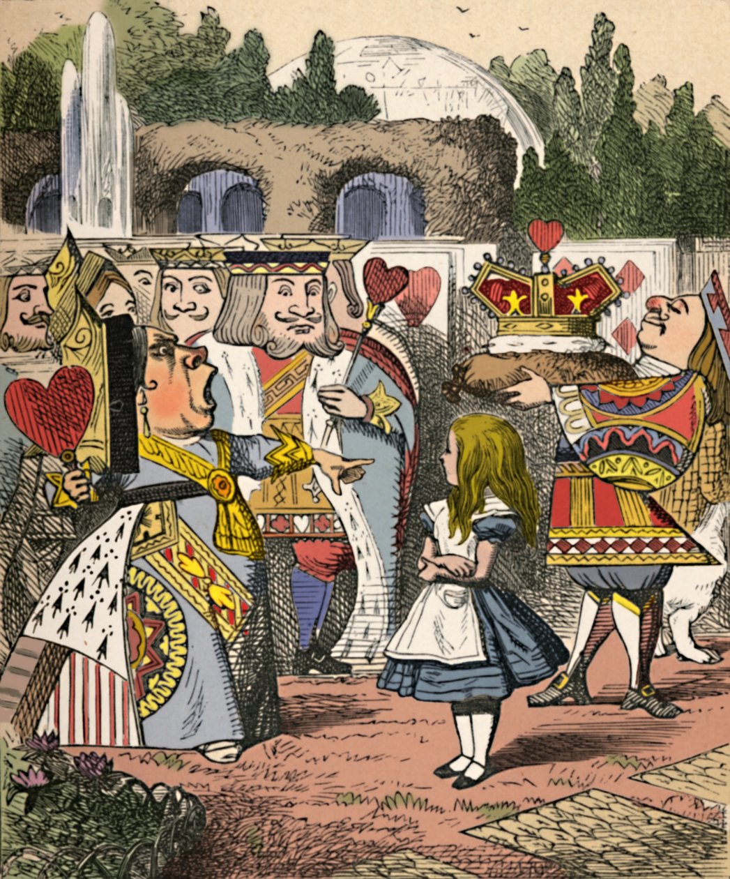 ¡Que le corten la cabeza! Alicia y la Reina Roja, 1889 de John Tenniel