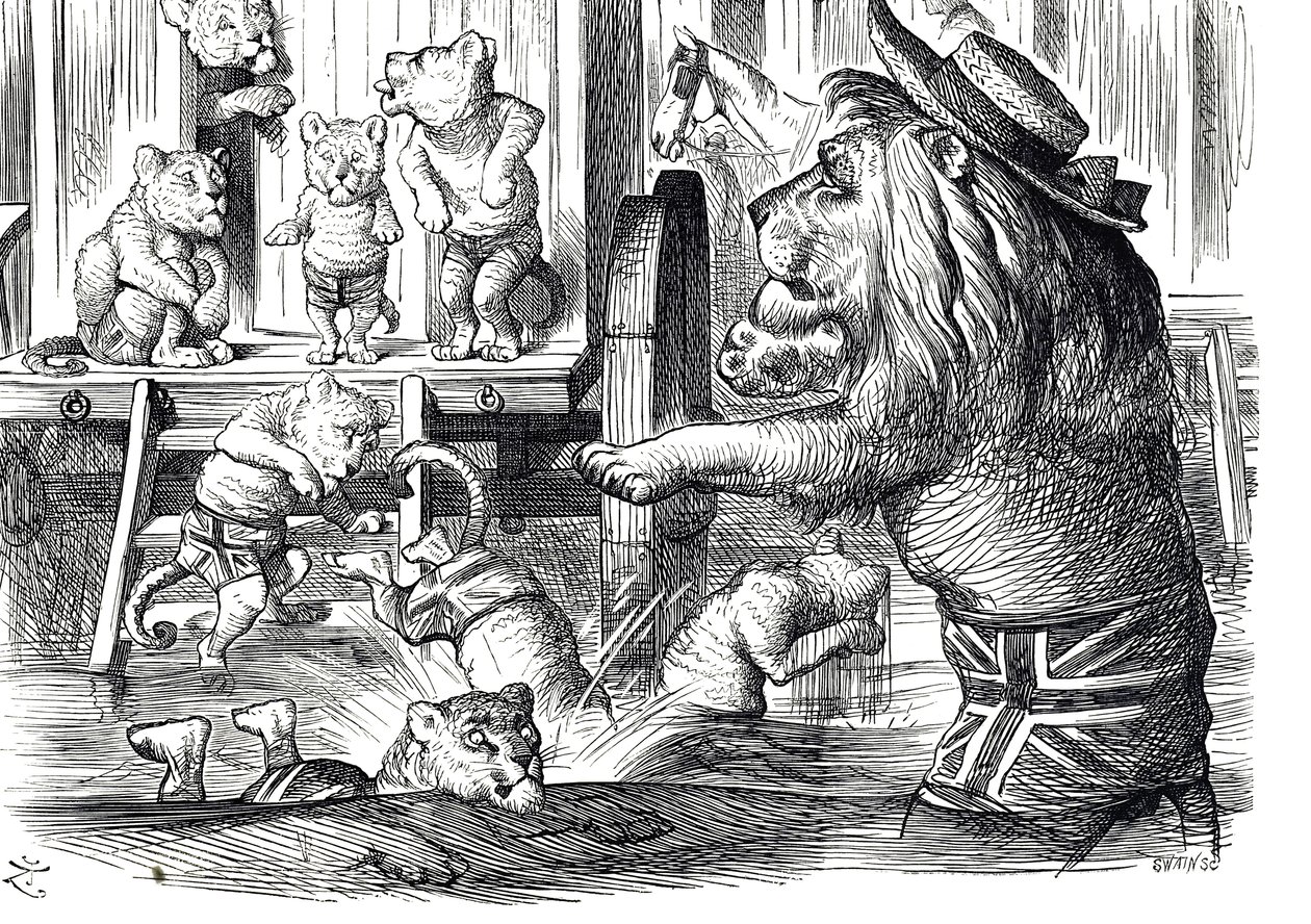 Consejos de Punch para los veraneantes británicos de John Tenniel