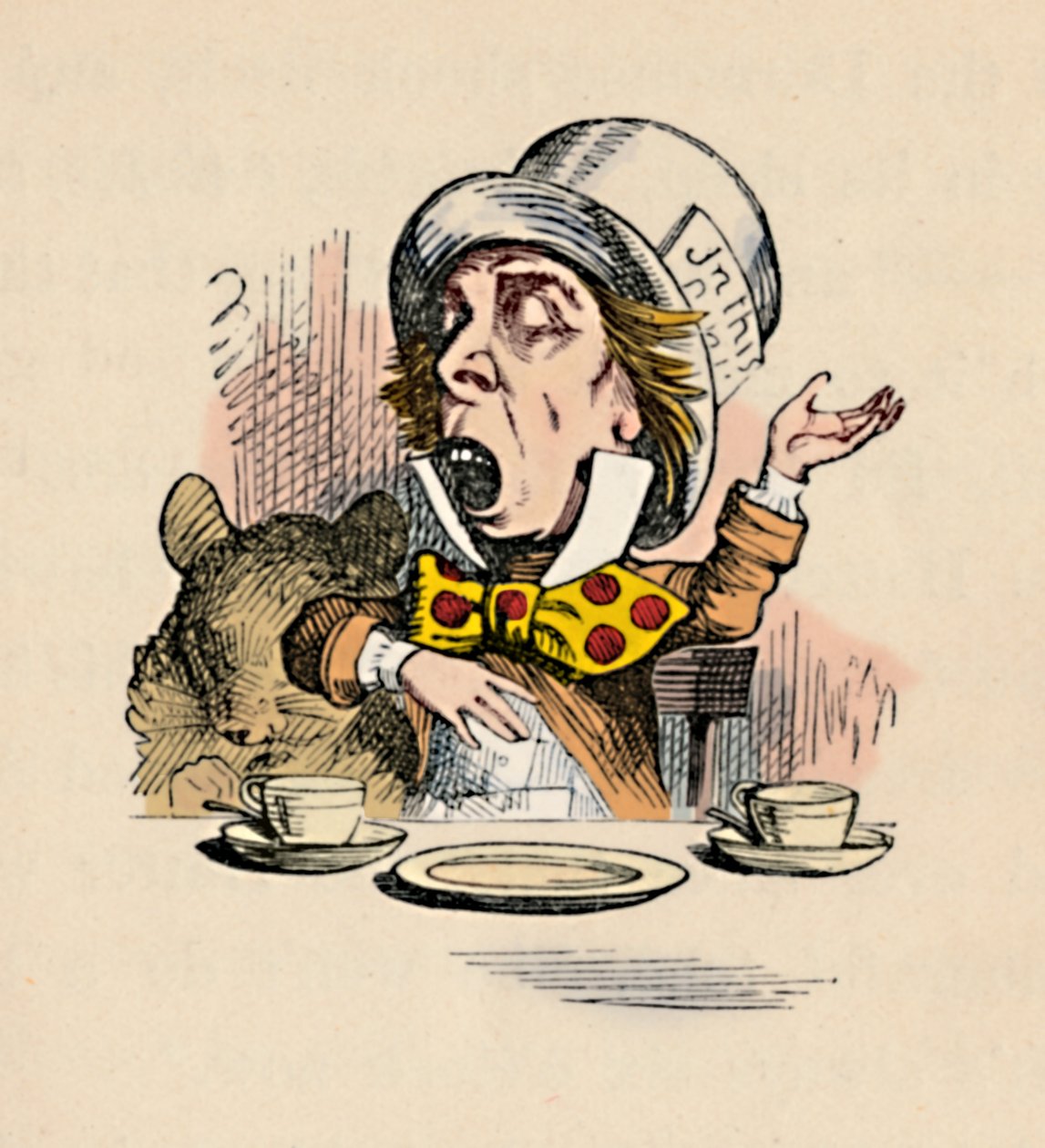 El Sombrerero Loco, 1889 de John Tenniel