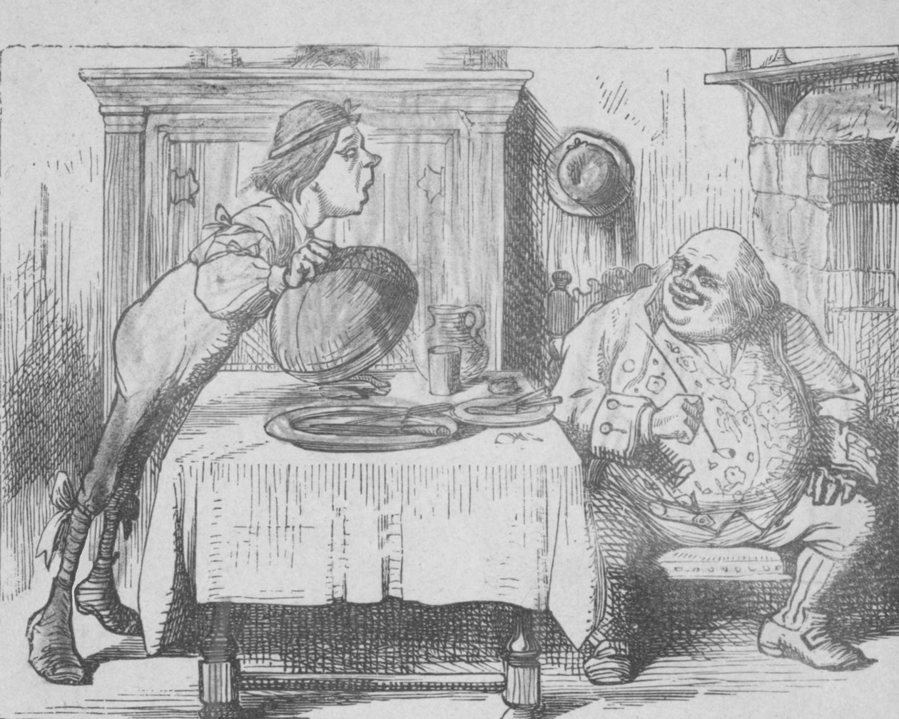 Tercero de la serie del Padre William, 1889 de John Tenniel