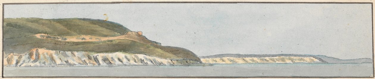 Dunmose, Oeste por Norte (uno de los cinco dibujos de un montaje) de John Thomas Serres