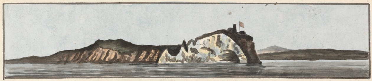 The Needles Bearing East (uno de los cinco dibujos de un montaje) de John Thomas Serres
