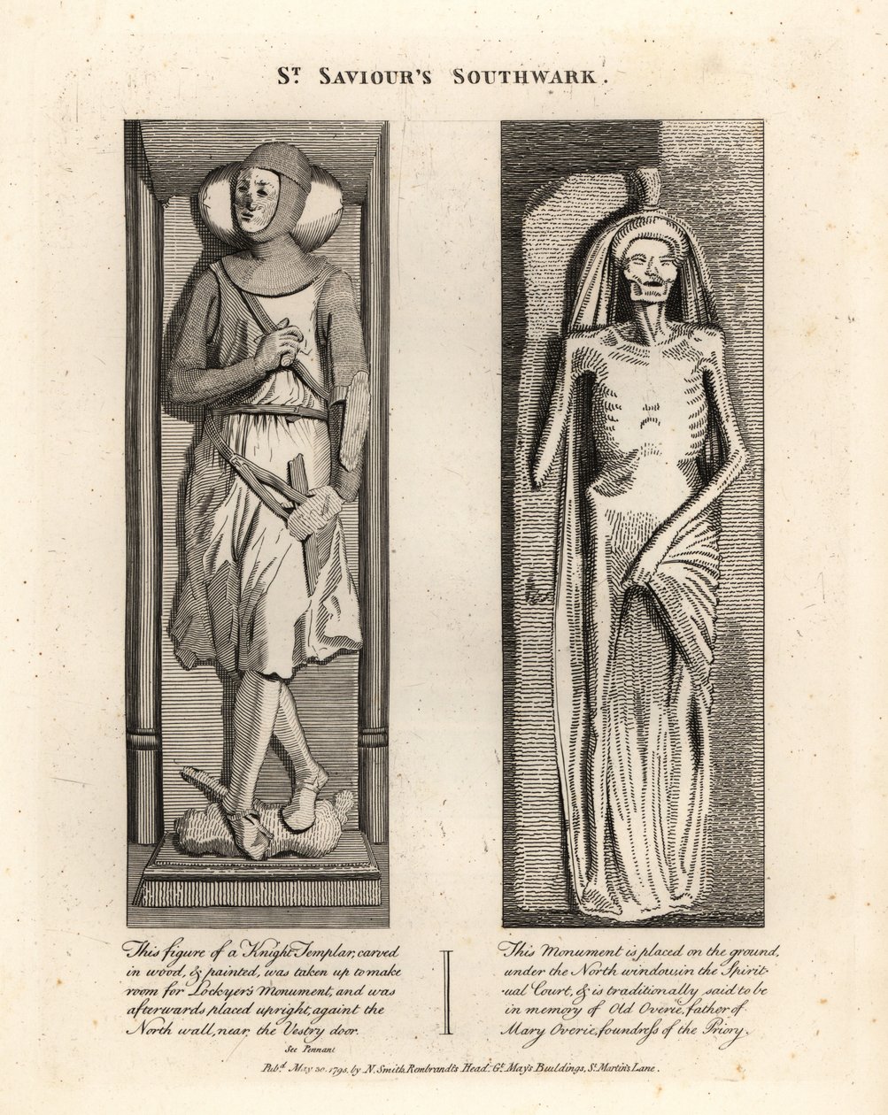 Efigies funerarias en St Saviour