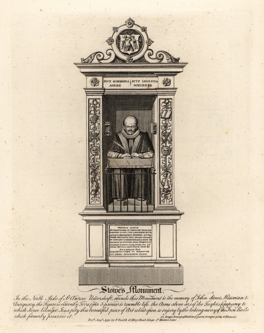 John Stowe, Historiador y Anticuario de John Thomas Smith