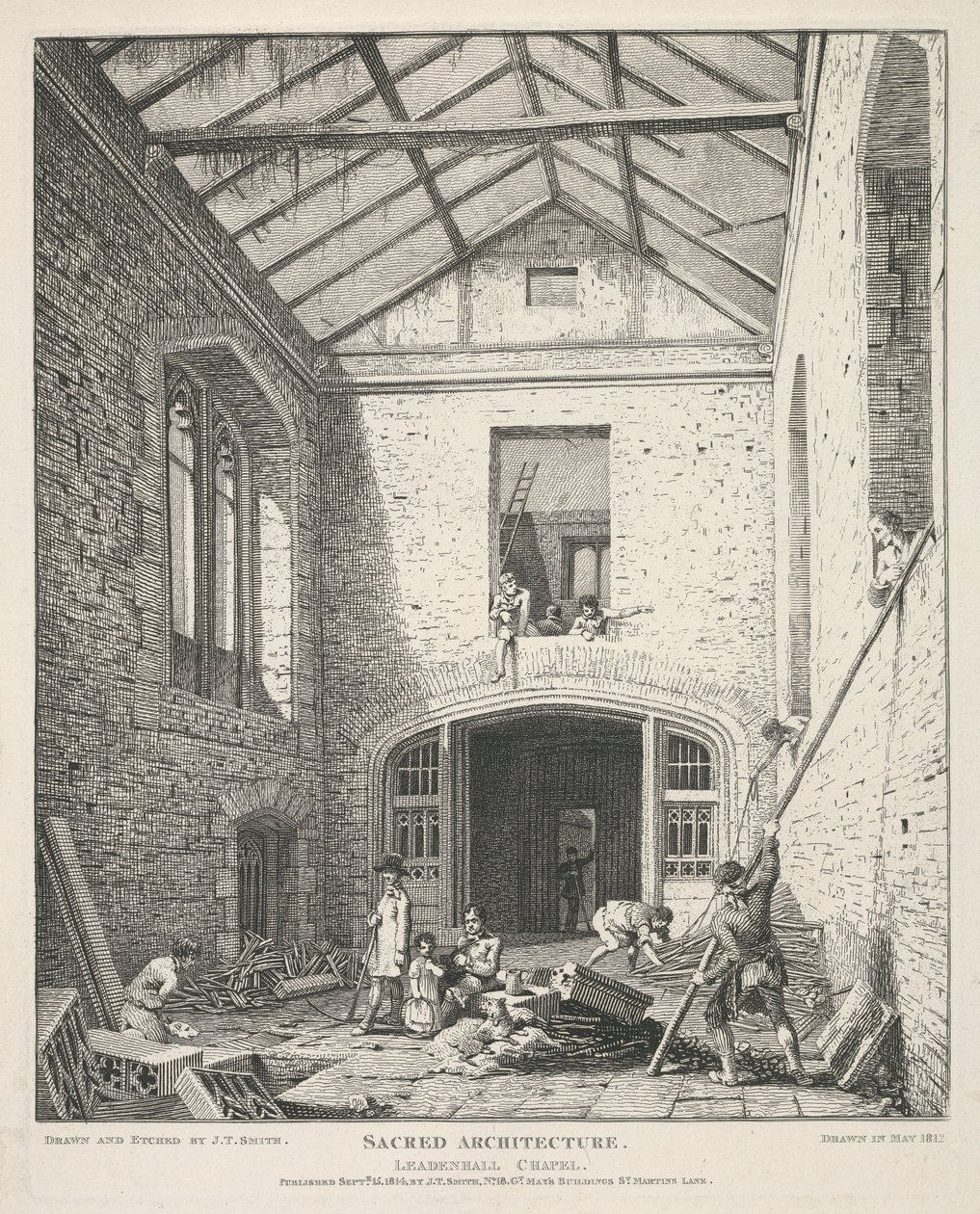 Leadenhall Chapel de John Thomas Smith