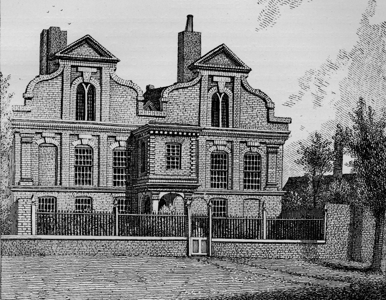 La vieja casa solariega, Hackney, 1800 1911 de John Thomas Smith