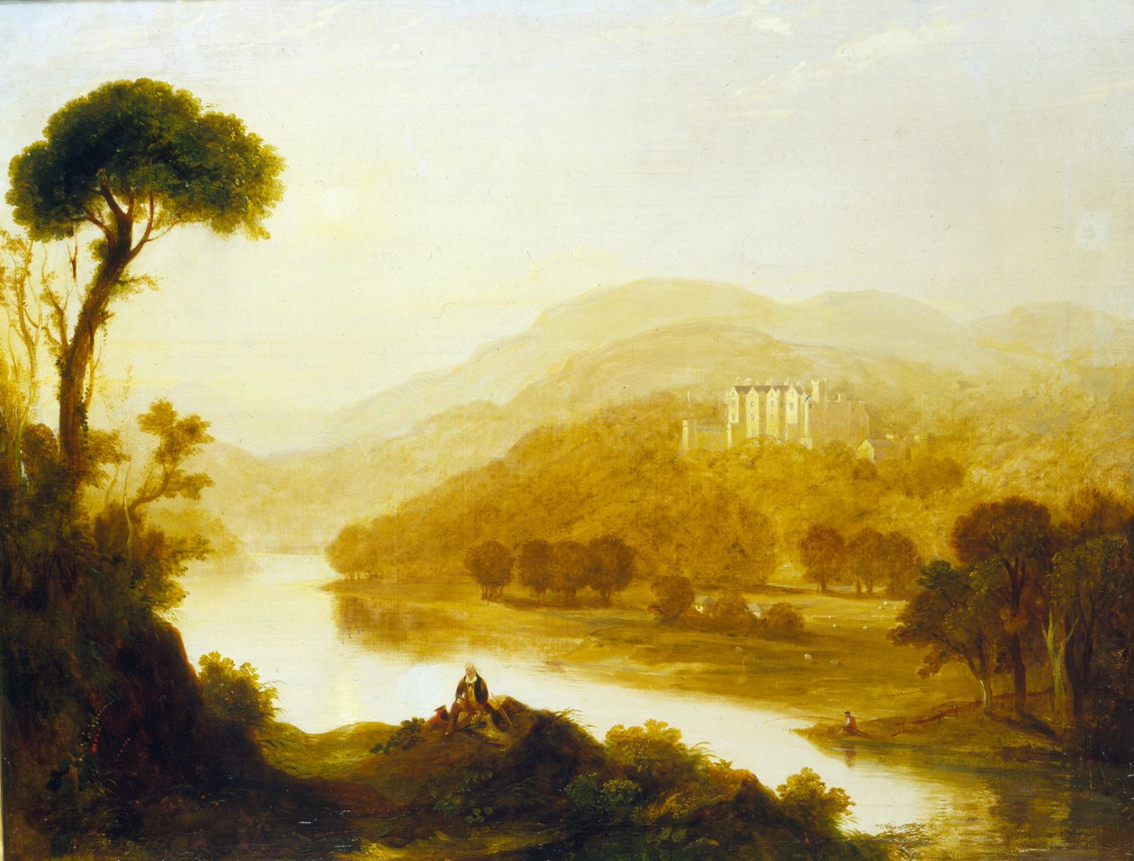 Abbotsford, la casa de Sir Walter Scott, 1828 de John Thomson