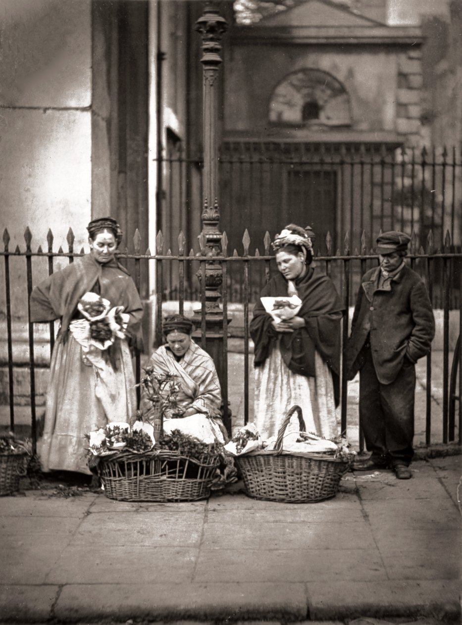 Mujer de las flores de Covent Garden, de 