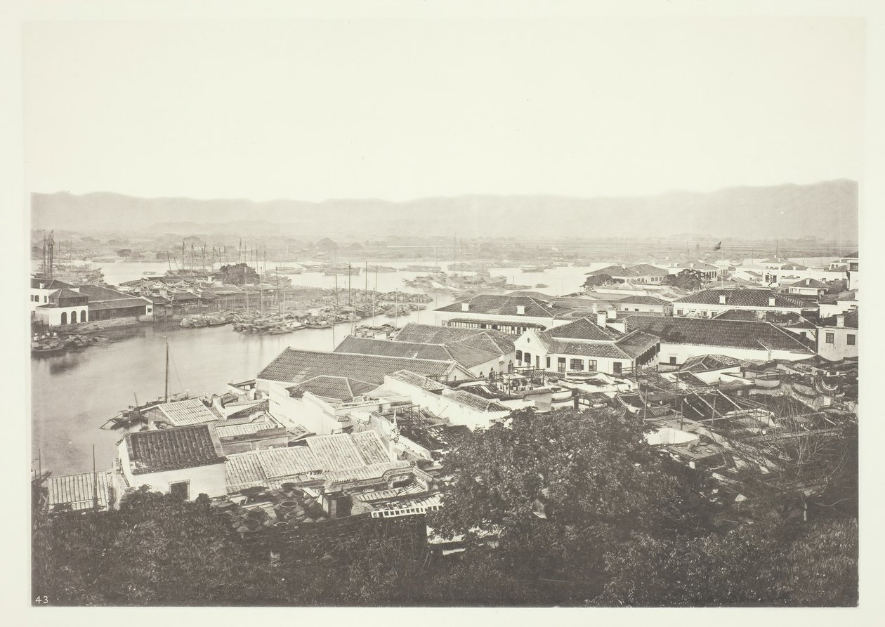 Asentamiento extranjero de Foochow, c. 1868 de John Thomson