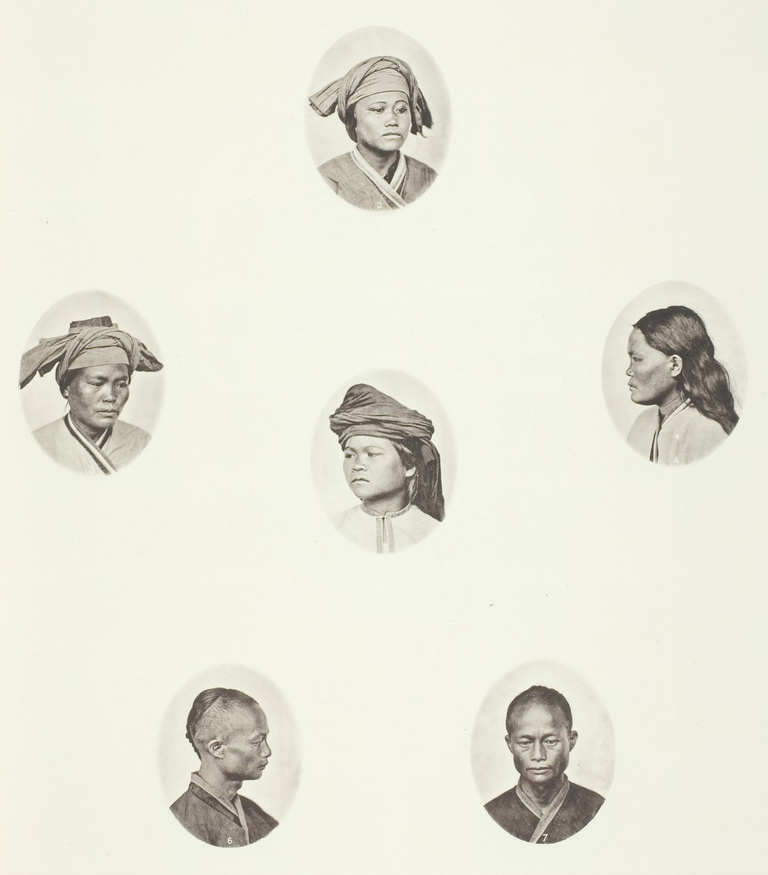 Cabeza Femenina Pepohoan, c. 1868 de John Thomson