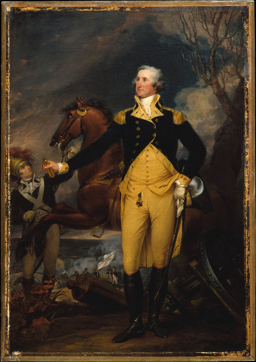 George Washington antes de la batalla de Trenton de John Trumbull