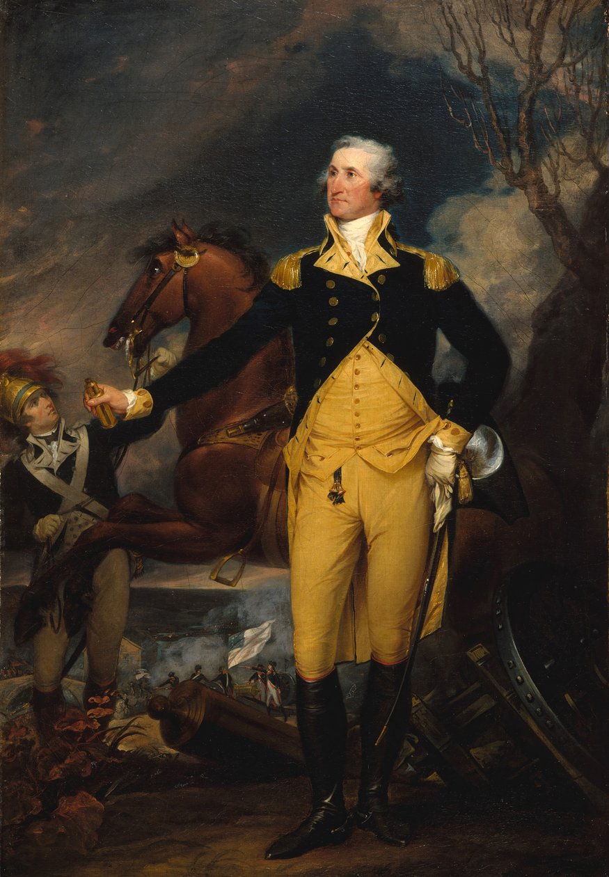 George Washington antes de la batalla de Trenton de John Trumbull