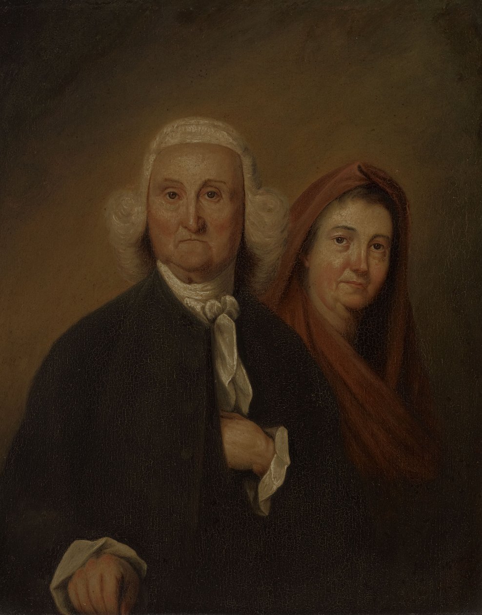 El gobernador Jonathan Trumbull, el mayor, y Faith Robinson Trumbull (1710-1785, Doctora en Derecho en 1779; 1718-1780) de John Trumbull