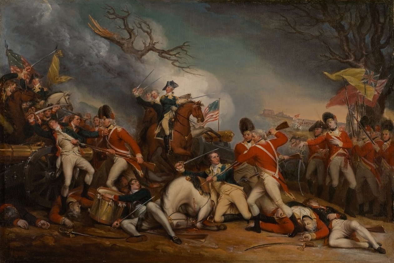 La muerte del general Mercer en la batalla de Princeton, 3 de enero de 1777 de John Trumbull