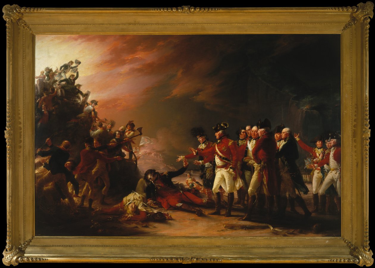 La salida hecha por la guarnición de Gibraltar, 1789 de John Trumbull