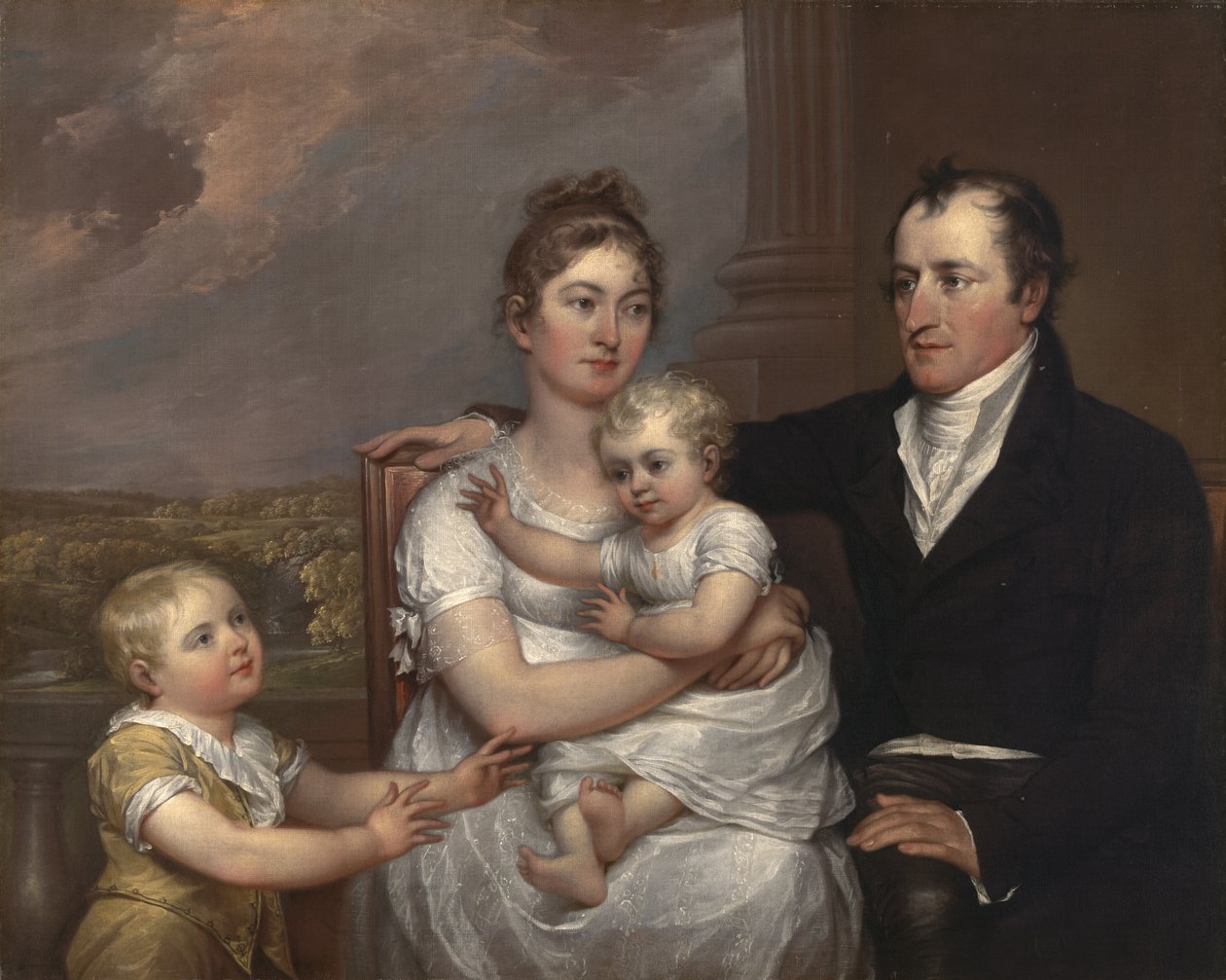 La Familia Vernet de John Trumbull