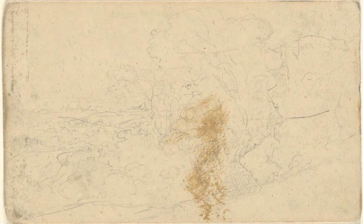 Sin título, del folio: Vistas cerca de Bath de John Trumbull