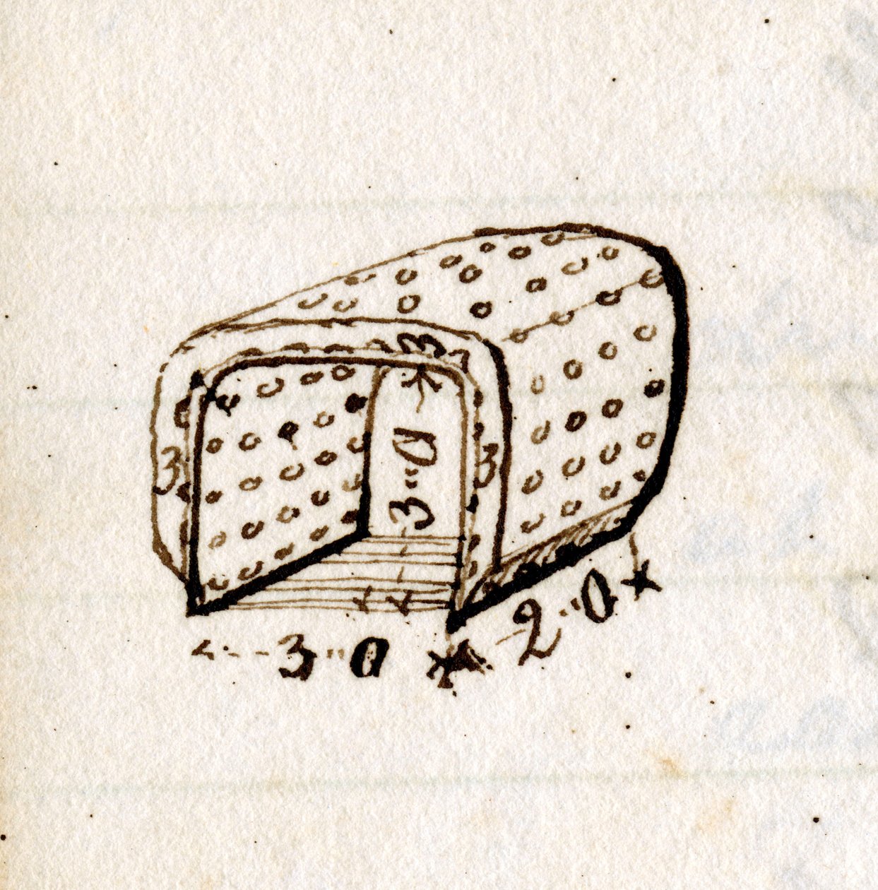 Dibujo de la caja de fuego de 