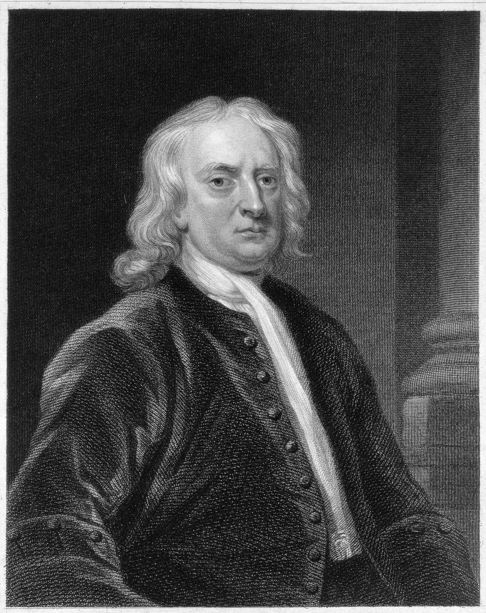 Retrato de Sir Isaac Newton (1642-1727) de John Vanderbank