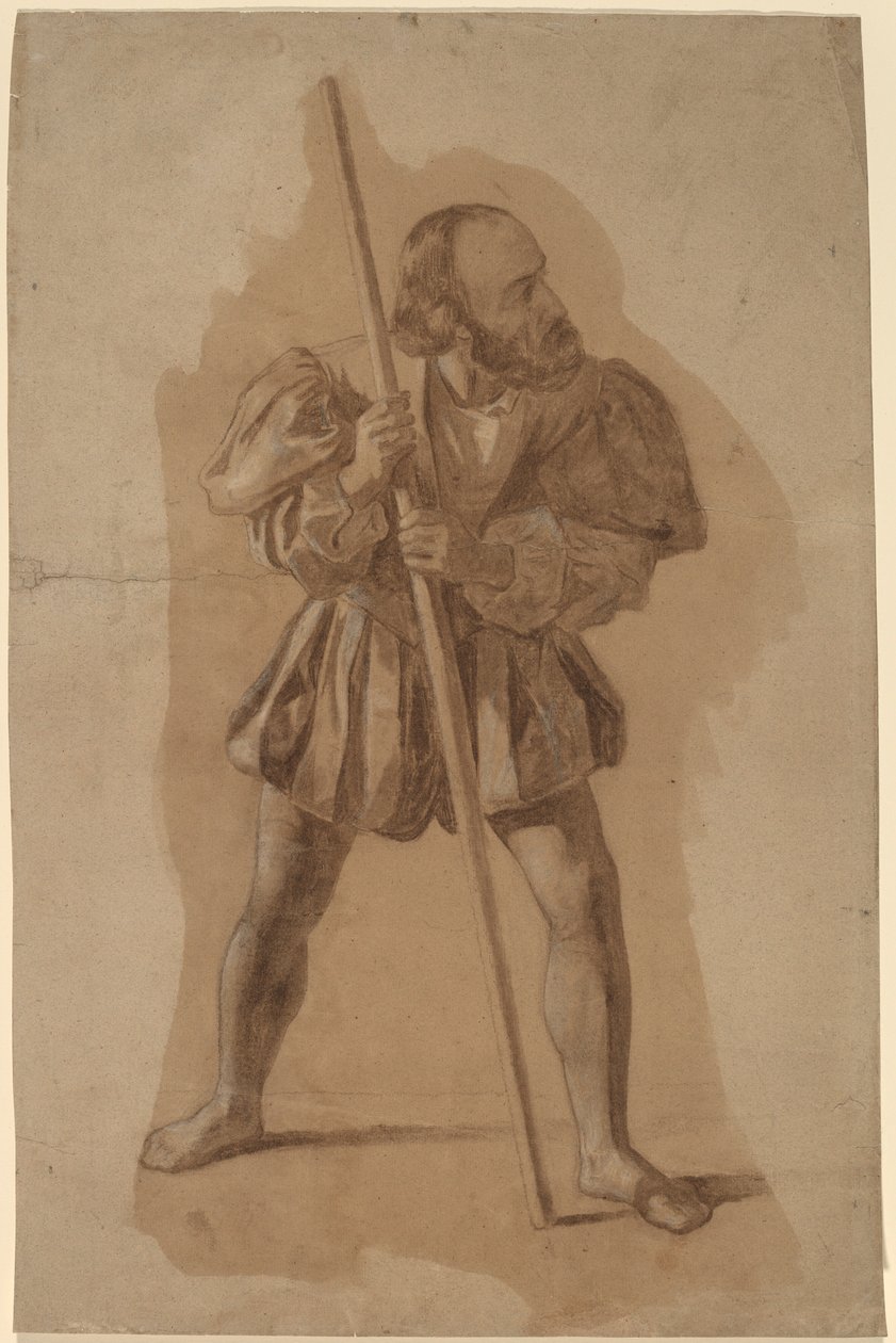 Estudio de vestuario para el mural de Colón, Washington, D.C. de John Vanderlyn