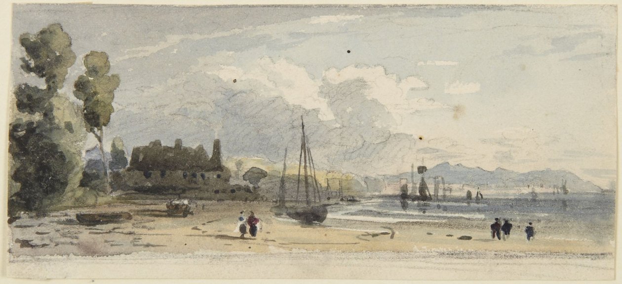 Escena costera de John Varley