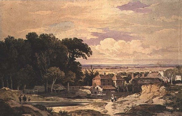 Frognal, Hampstead, c.1825 de John Varley
