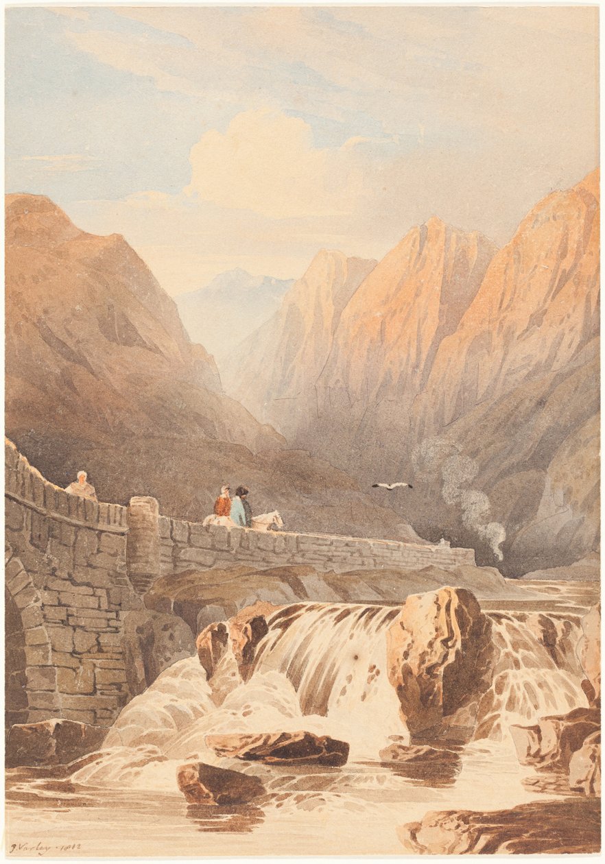 Puente de Aberglaslyn de John Varley