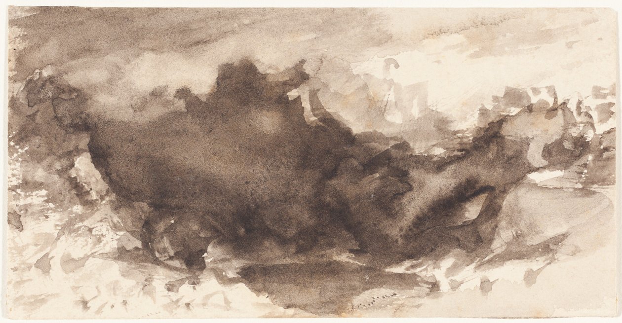 Paisaje de valle de John Varley