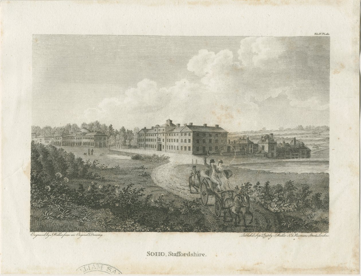 Fábrica de Soho: grabado en acero, nd [c 1798] de John Walker