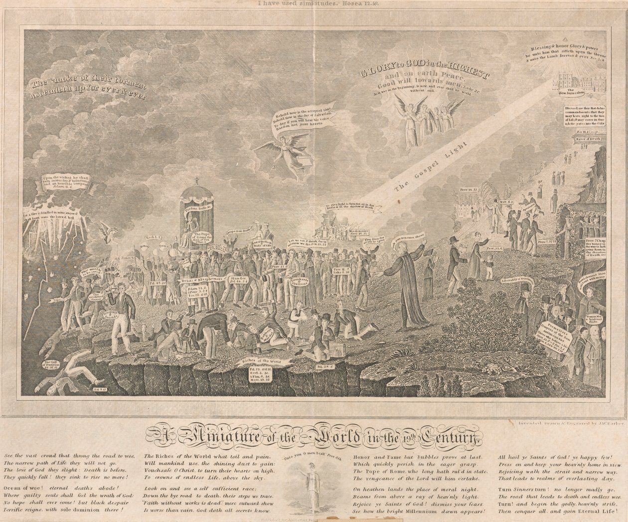 Una miniatura del mundo en el siglo XIX de John Warner Barber