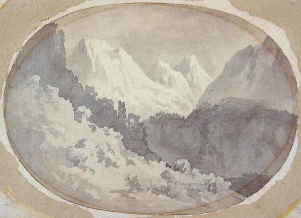 Escena alpina de John Warwick Smith