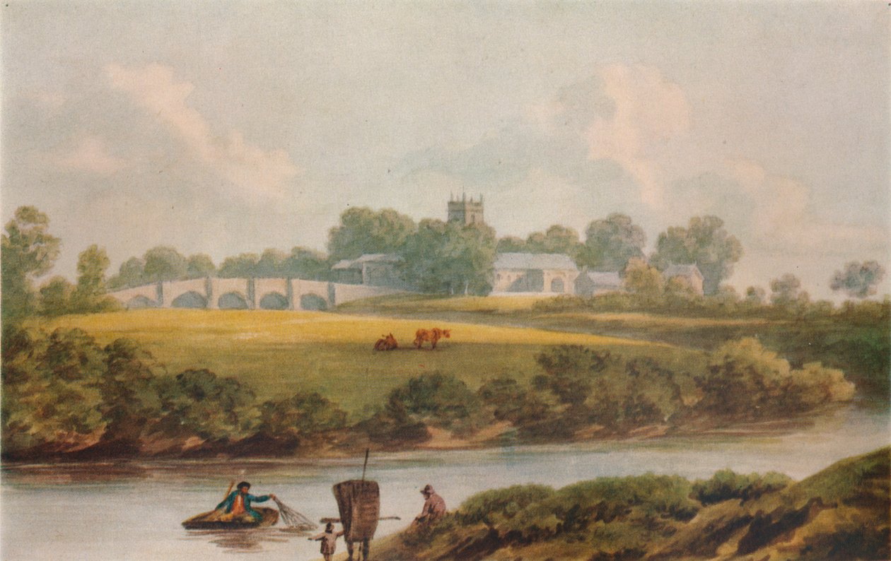 Bangor Is-y-Coed, Denbighshire, c1795 de John Warwick Smith
