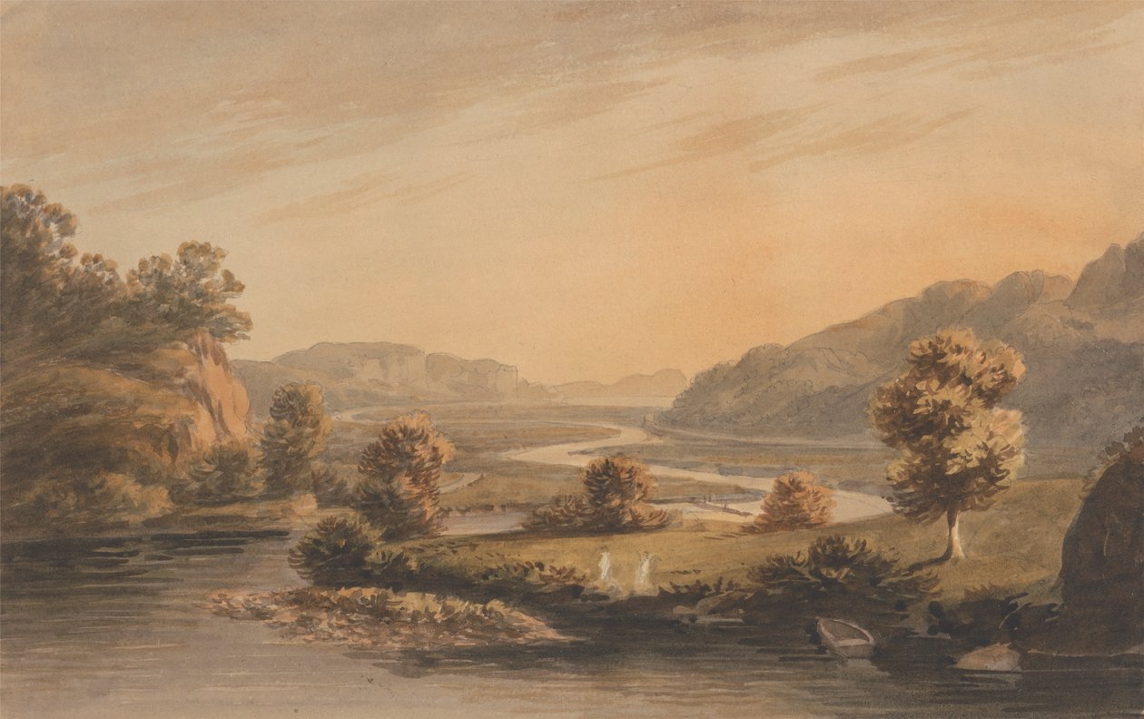 Cerca de Pontaberglaslyn de John Warwick Smith