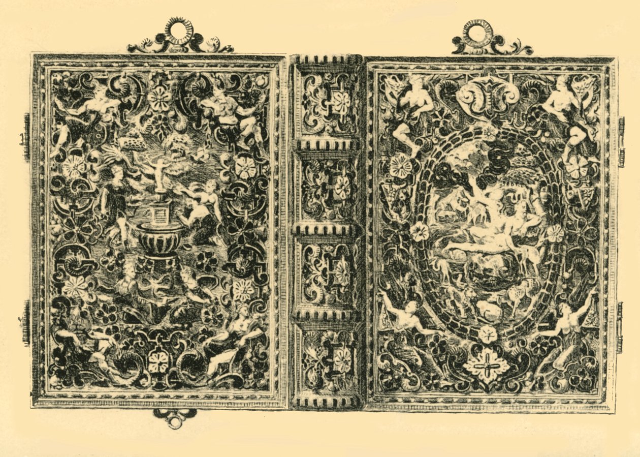 Cubierta de libro de oro, siglo XIX, 1881 de John Watkins