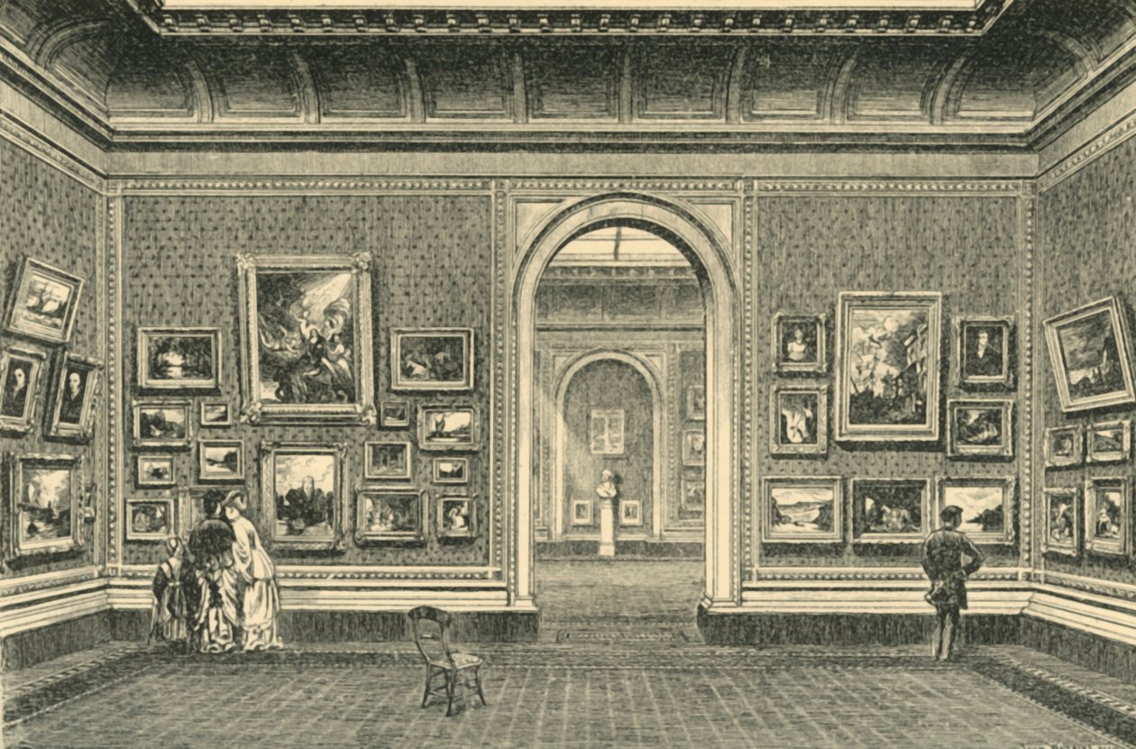 La Galería Sheepshanks, Museo de South Kensington, c1860s, 1881 de John Watkins